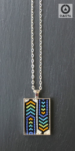 Short Pendant - Chevron