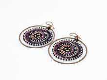 Purple & Lavender Orbit Earrings